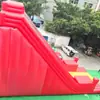 Tobogán Inflable de Pista Ondulada Experiencia de Deslizamiento Curvo Diseño Seguro de Pasamanos Equipo de Diversión para Jardín de Infancia