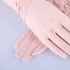 Luvas Personalizadas com Proteção Solar 7071 Renda de Seda Gelada Toque na Tela Ciclismo ao Ar Livre Dirigindo Proteção UV Luvas Femininas