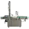Máquina taponadora automática de alta velocidad, máquina taponadora de tapa redonda de una cabeza, máquina taponadora de tapa de cierre de botella de vidrio PE cosmético desinfectante