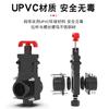 Válvula Gaveta Interruptor Válvula de Borboleta Manual Válvula de Extração de Purga de Silo de Sedimentação Válvula Manual PVC Válvula de Elevação para Tanque de Koi