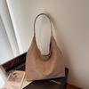 Bolso de pana suave retro para pan para mujer 2026 Nuevo popular de primavera Bolso de hombro de gran capacidad Bolso tipo cubo de moda