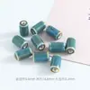 Nuevo Estilo Chino Tubo Recto Cuentas de Cerámica Botones Coloridos Cuentas Sueltas Accesorios de Joyería Hechos a Mano Material para Pulsera de Cuentas de Barril DIY