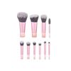 10 Mini Brochas de Maquillaje, 10 Brochas de Maquillaje con Mangos Cortos, Set Multicolor, Transfronterizo, Dropshipping, Directo de Fábrica
