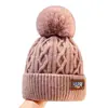 Nuevo Gorro de Punto Grueso Forrado de Polar para Invierno para Mujer, Circunferencia de Cabeza Grande, Adelgazante de Rostro, Protector de Orejas con Pompón, Moderno