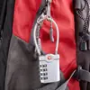 Cerradura de combinación TSA de 4 dígitos para maleta de viaje al aire libre, indicador de punto rojo de aduanas, candado para mochila de equipaje, candado pequeño de combinación para maleta