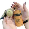 Año del Caballo Oro Puro 999 Llavero de Riqueza Instantánea Bolsa Mini de Oro para Labial Bolsa para Auriculares Colgante Pequeño Regalo Venta al por Mayor