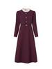 2513405-Nanyou Vestido de Banquete de Alta Calidad para Ocasión Formal Vestido de Cintura Otoño e Invierno Nuevo Delgado Dobladillo en A Mujer