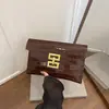 Bolso de Mano tipo Sobre para Mujer Transfronterizo Nuevo Estilo Tacto de Alta Gama Textura de Piedra Billetera para Monedas Bolso de Noche Clásico de Moda Bolso para Teléfono