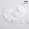 Gasa Perlada Estilo Francés Plisado Encaje Accesorios Florales Falda de Envoltura de Flores Hecho a Mano DIY Flor de Cinta Tienda de Flores Al por Mayor