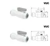 Válvula de bola LIQUIfit LeGris LFPP6VUC6/LFPP6VFC4/LFPP4VMC8