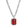 Colar Cruzado Estilo Ins em Aço Titânio, Personalidade Versátil de Luxo Leve Europeu e Americano, Pingente de Corrente para Clavícula Colorido com Diamantes, Presente de Qixi, Comércio Exterior