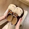 Mules de Punta Cerrada Estilo Birkenstock Lindos de Dibujos Animados para Mujer, Nuevos Mules de Suela Gruesa que Aumentan la Altura, Otoño 2026