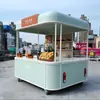 Carrinho de Feira Noturna Multifuncional, Food Truck Móvel, Carrinho de Feira Popular Online, Carrinho de Lanches de Feira Alargado Móvel, Metal
