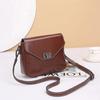 Bolsa Transversal Feminina 2023 Nova Primavera e Verão Tendência High-end Couro Genuíno Bolsa Feminina Pequena Quadrada Retro Camada Superior Couro de Vaca Bolsa de Ombro