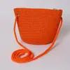 Bolsa infantil, bolsa de palha fofa para meninas, bolsa pequena transversal, porta-moedas adorável, conjunto de chapéu, coleção de verão para praia