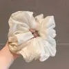 Scrunchie de renda estilo coreano para mulheres, elástico de rabo de cavalo de alta qualidade, alta elasticidade e faixa de cabelo durável