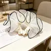 Elástico de Cabelo para Rabo de Cavalo Baixo para Meninas, Elástico de Cabelo de Alta Elasticidade, Scrunchie Grande Estilo Hong Kong, Fornecimento Atacadista, Direto do Fabricante