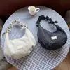 Série Floral Nova de Verão Estilo Coreano Nicho Moda Versátil Uma Alça Transversal Bolsa Nuvem para Mulheres