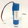 Batería de Litio 18650 3.7V Luz Solar Control Remoto Juguete de Coche Pistola Hilo Dental Masajeador Ventilador Pequeño Batería de Litio