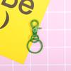 Accesorios de joyería creativos para hacer uno mismo, llavero con cadena para perro con pintura lacada de color de cabeza gruesa, cadena colgante para bolso, materiales hechos a mano