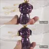 Resina de Cristal Molde 3D de Perro Animal de Dibujos Animados Superficie de Espejo Cachorro Golden Retriever Yeso Vela Molde de Silicona