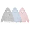 Sudadera con capucha informal a rayas estilo americano para hombre, adecuada para primavera y otoño, con corte holgado, cierre de cremallera y un diseño retro japonés