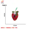 Novos Patches de Tecido Flor de Contas Feita à Mão Série Frutas, Acessórios de Moda para Roupas e Bolsas, Materiais Decorativos, Patches DIY