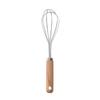 Utensilios de Cocina con Mango de Madera Set de Utensilios de Cocina Pequeños Set para Hornear Cuchillo para Pizza y Queso Batidor de Huevos de Acero Inoxidable