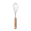 Juego de Gadgets y Utensilios de Cocina con Mango de Madera, Juego para Hornear, Cuchillo para Queso de Pizza, Batidor de Huevos de Acero Inoxidable