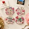 Imanes de Metal Personalizados para Refrigerador Culturales y Creativos de Ciudad Tangjia Pueblo Antiguo Flor de Cerezo de Wuhan Estilo Nacional de Pekín Imanes Pintados con Purpurina