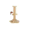 Juguete para gatos con plato giratorio de madera maciza, estructura para trepar gatos, resistente al desgaste y que no suelta pelo, poste rascador para gatos de autoentretenimiento, poste rascador de juguete para gatos gordos, resistente al desgaste, al por mayor
