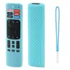Funda protectora de silicona adecuada para el control remoto de TV Hisense Erf3A69 Toshiba 95003, con color luminoso y diseño hueco para evitar que se caiga