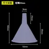 Embudo de Plástico Tamaño Grande Tamaño Pequeño Embudo Doméstico PP Antiderrames 60mm 75mm 90mm Embudo Dispensador