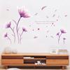 Gs5058 Adhesivo de Pared Fondo Floral Cálido Habitación Dormitorio Sala de Estar Decoración de Pared Autoadhesivo Venta al por Mayor
