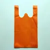 Bolsa Colete Não Tecido Ecológica Pronta para Uso Supermercado Compras Delivery Promoção Bolsa de Mão Atacado Moda Bolsa de Compras Fabricada