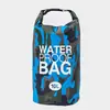 Bolsa Impermeável Grande Capacidade para Uso Externo, Bolsa Saco Impermeável para Natação e Rafting, Bolsa Impermeável Camuflada Multifuncional de Ombro Único e Duplo