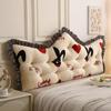 Almohada corona al por mayor cojín de cabecera respaldo grande poner almohada de cama sofá cabecera bolsa suave almohada de cintura para cabecera