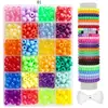 Contas para Balde Transfronteiriças Acessórios DIY Contas de Pônei para Crianças Pulseira DIY Kit de Materiais para Acessórios de Joias Conjunto