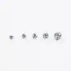 Nueva Joyería de Bola de Diamante para Uñas Blanca Mini Grande Pequeño Tamaño Taladro de Montón Accesorios de Uñas Terminados