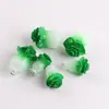 Cogumelo Pena de Repolho Resina Acrílico 3D DIY Colar Pulseira Pingente Pequeno Acessórios de Joia Feitos à Mão