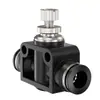 Conector Neumático Rápido Lsa Interfaz Conector Tubería de Aire Accesorios de Doble Cabeza Juego Completo Enchufe Rápido para Manguera Conector de Cobre Válvula de Aceleración