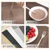 Mantel Individual Cuadrado Aislante Antideslizante para Mesa de Comedor Doméstico Impermeable y a Prueba de Aceite Posavasos PVC Mantel Occidental para Mesa de Comedor Venta al por Mayor