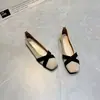 Mocasines planos estilo francés para mujer, novedad otoño 2026, zapatos de abuela vintage de punta cuadrada, mocasines versátiles de suela blanda, zapatos pequeños de piel