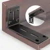Suporte de Canto Aço Inoxidável Ângulo Reto Espessado Suporte para Armário de Parede Ângulo de Prateleira Ferro em L Suporte de Canto de 90 Graus Fixador