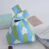Bolso de Mano de Punto Bolso Balde Bolso Tote Tejido Bolso de Mujer Bolso Chaleco de Mujer Sencillo Souvenir 2024 Colores Contrastantes
