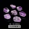 Cuentas Sueltas de Amatista Lavanda Natural en Forma de Corazón, Cuentas Espaciadoras de Corazón Transparente Color Melocotón Morado Claro, Accesorios para Manualidades con Cuentas Hechos a Mano, Venta al por Mayor desde el Fabricante