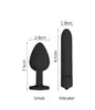 Atacado do Fabricante Plug Anal de Silicone para Homens e Mulheres, Dispositivo de Masturbação para Casais, Suprimentos para Flertar Mais Conjunto de Bullet Vibratório