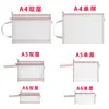 Bolsa para archivos A4 Morandi bolsa para guardar exámenes bolsa de cosméticos bolsa de información bolsa para facturas A5 estuche para lápices A6 logo imprimible