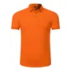 Camisa Polo de Algodón Sedoso con Iones de Hielo Estampado de Logo Personalizado para Ropa de Trabajo Cuello Solapa Color Sólido Manga Corta Hecho a Pedido Camisa Publicitaria Ropa de Trabajo