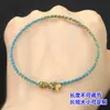 Plata de Ley S925 Chapada en Oro Botón Pequeño Cierre de Mariposa Pulsera Tejida Conector de Collar Accesorios Hechos a Mano para DIY